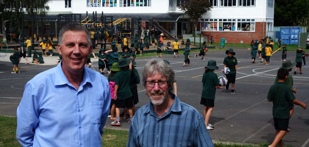 The principal of Cosgrove School in Papakura, Gus Klein, and deputy, Peter Rout