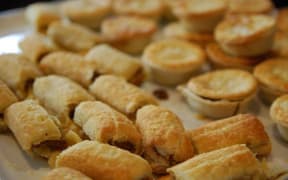Sausage rolls and party pies