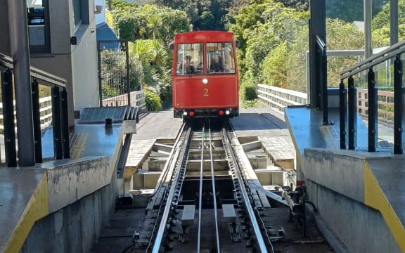 The Wellington Cable Car on a good day