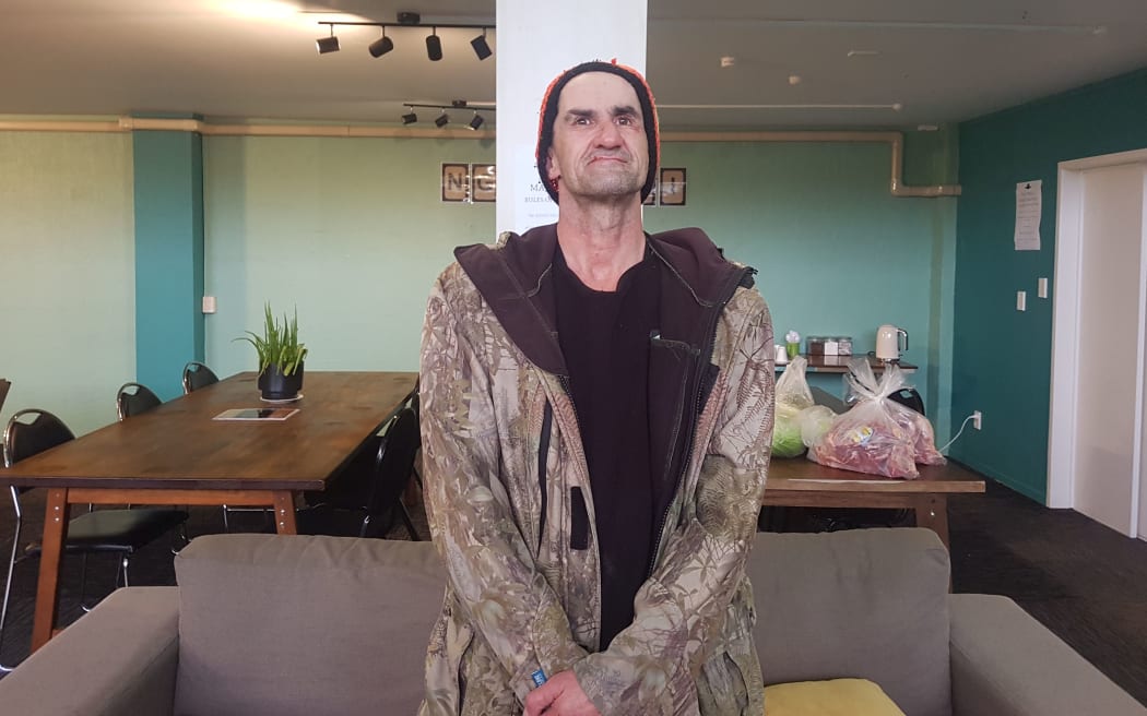 Justin Carr, formerly homeless, now a support worker with Housing First and Lifewise.