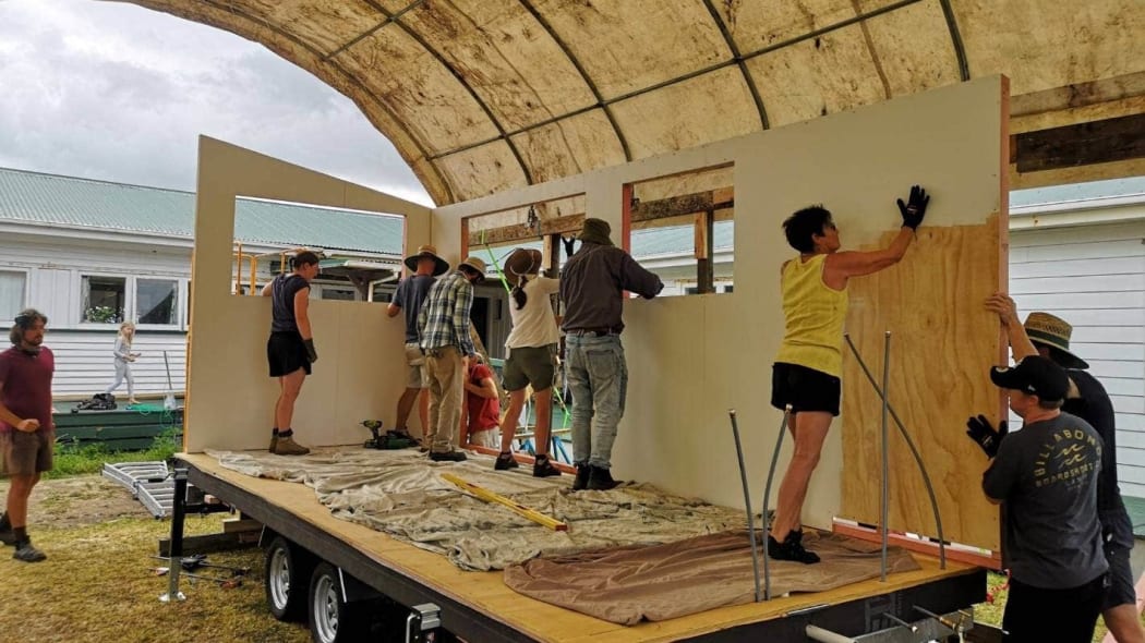 The team working on Matthew's home