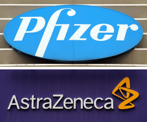 Pfizer & AZ logo