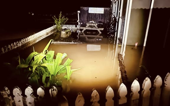 Floodwaters washed through Te Paranui Animal and Farm Sanctuary, near SH1 at Tuamarina, in Tasman, overnight between 27 and 28 June, 2025.