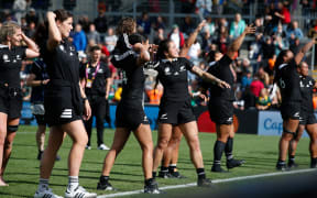 New Zealand Black Ferns v South Africa Springbok Women, Quarter Final match of the 2025 Women’s Rugby World Cup at Sandy Park, Exeter, England on Saturday 13 September 2025.
Photo credit: Matthew Impey / PhotosportNew Zealand players thanking the fans after the game New Zealand Black Ferns v South Africa Springbok Women, Quarter Final match of the 2025 Women’s Rugby World Cup at Sandy Park, Exeter, England on Saturday 13 September 2025.
Photo credit: Matthew Impey / Photosport