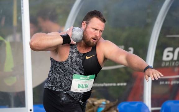 Tom Walsh during the Men's Shot Put, during the Sir Graeme Douglas International, Auckland 2020.