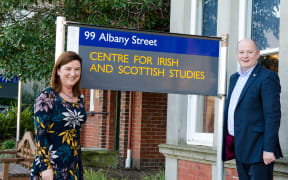 Professor Sonja Tiernan and Peter Ryan