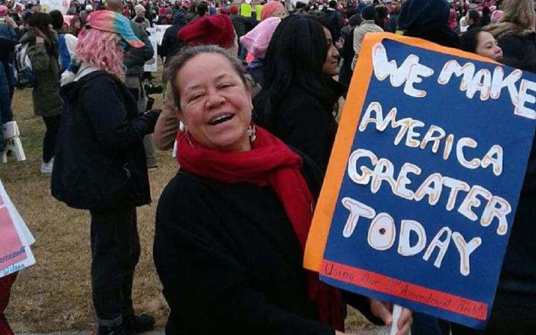 Fahina Pasi says some Tongans in the US are afraid to leave the country in case they are refused re-entry. (Supplied: National Tongan American Society)