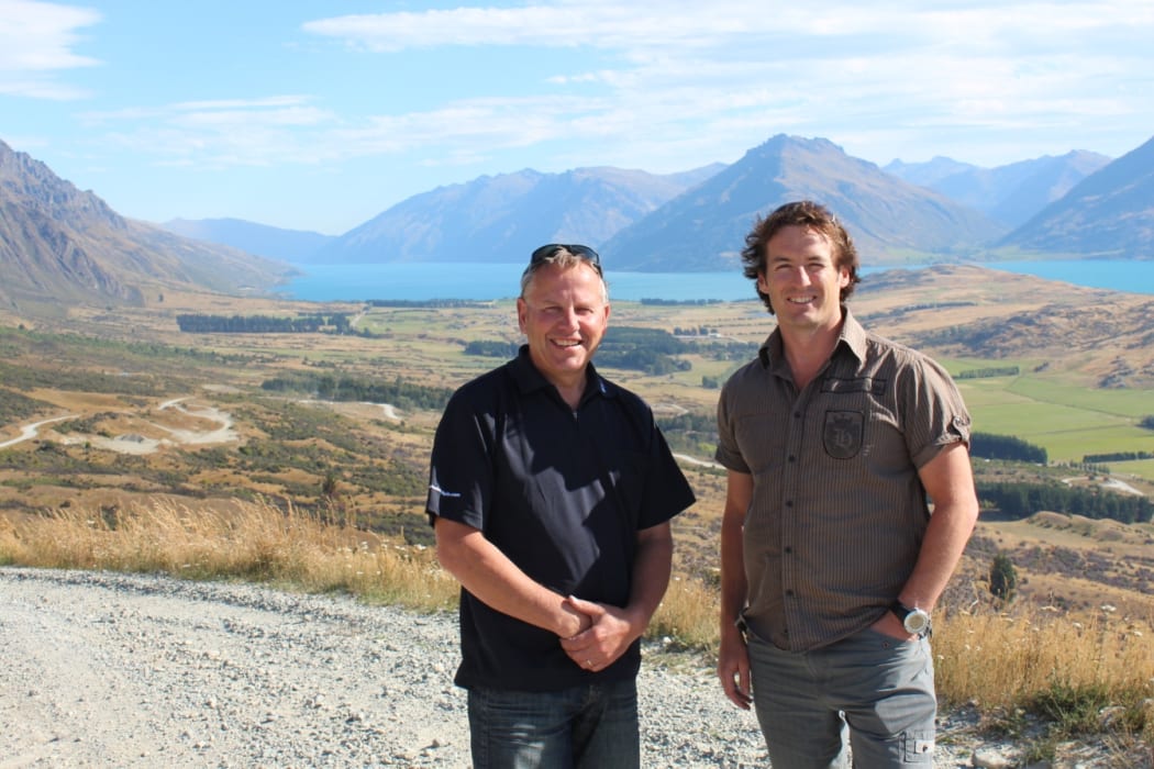 NZSki chief executive Paul Anderson and The Remarkables ski area manager Ross Lawrence.