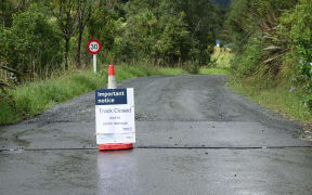 The road leading to Cascade Falls is closed today.