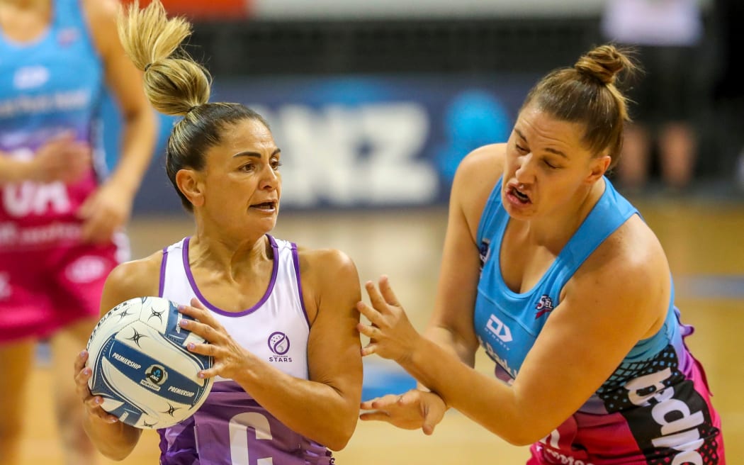 Temepara Bailey in action for the Northern Stars in their win over the Southern Steel.