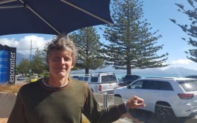 Wayne Shanks owns the Kaikōura surf shop.