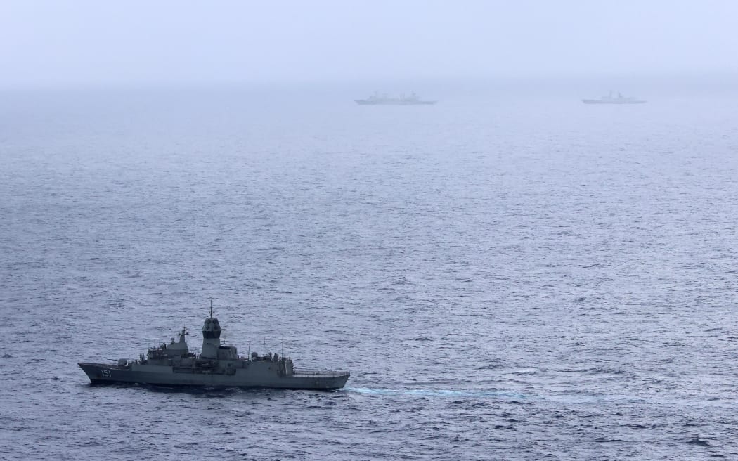Defence Minister Judith Collins says Chinese warships in Tasman Sea nothing to worry about