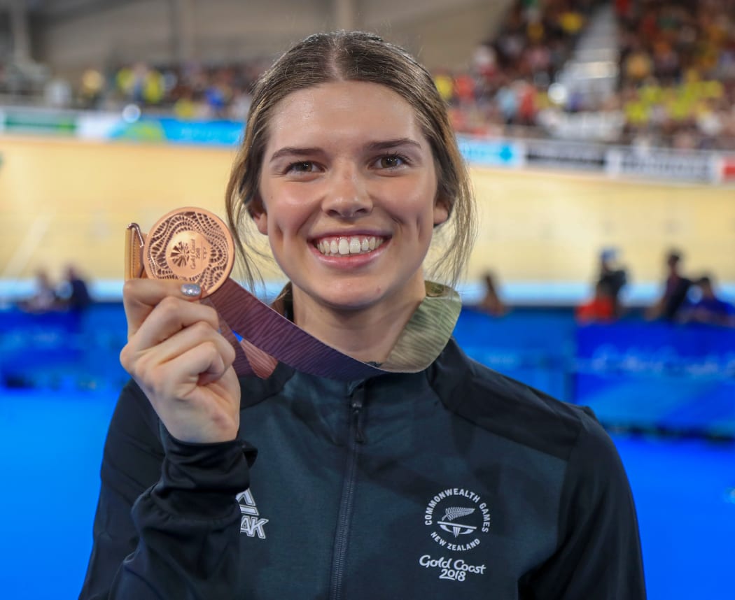 Emma Cumming wins bronze in the womens 500m time trial