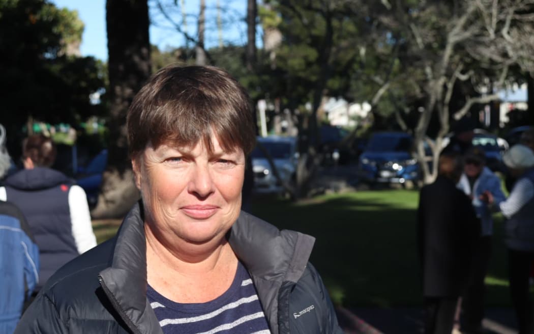 Protest organiser Sheena Martin, from Wairoa.