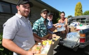NZ Farming on their way to rural  areas, (left to right) Josh Tomlinson-Nott, Michael Kerr, Tyler Fifield.