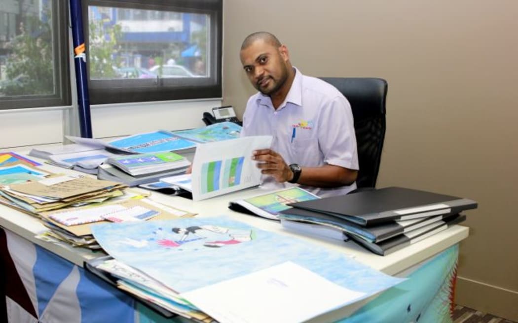 The Chairman of the National Flag Committee, Iliesa Delana.