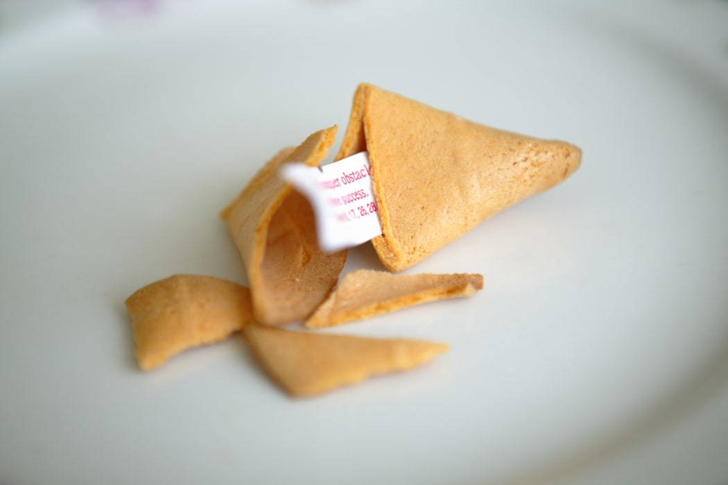 Chinese Fortune Cookie (Photo by Angelo Cavalli / AGF / Photononstop via AFP)