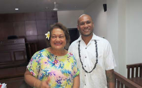 Malele Atofu and lawyer Unasa Iuni Sapolu