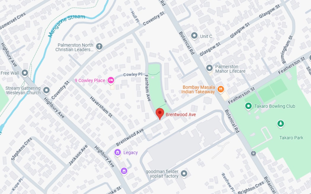 Palmerston North map