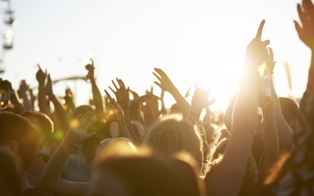 Outdoor music festival.