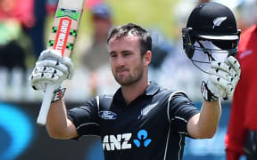 Neil Broom celebrates his century