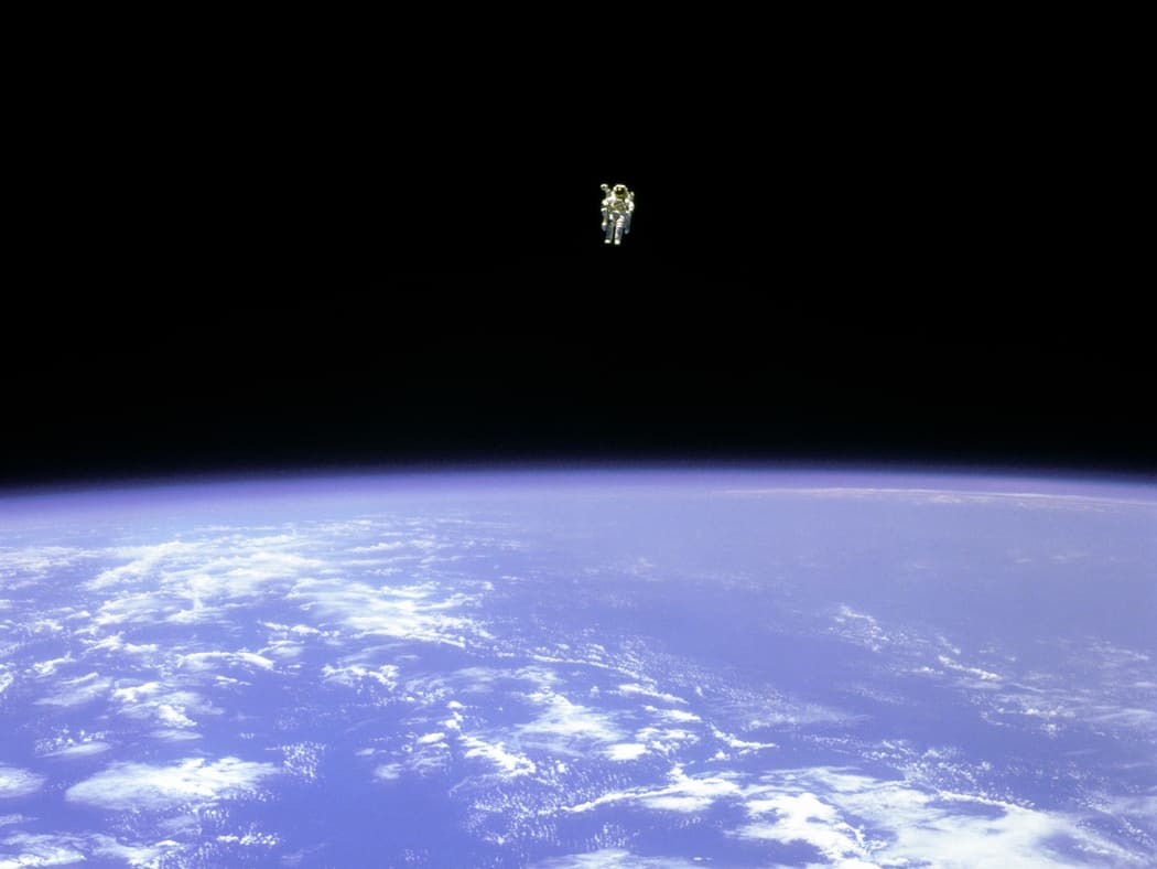 astronaut in space