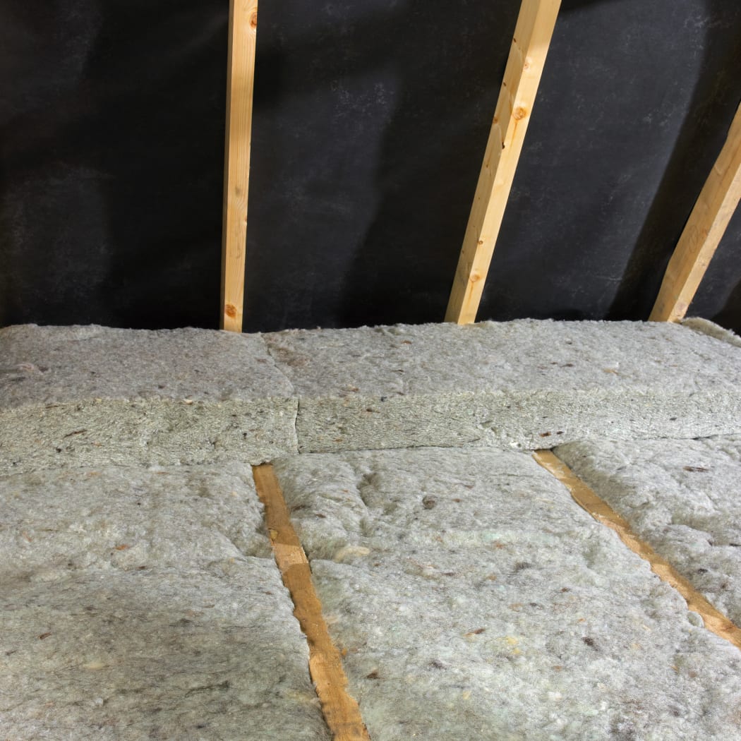 Ceiling insulation.