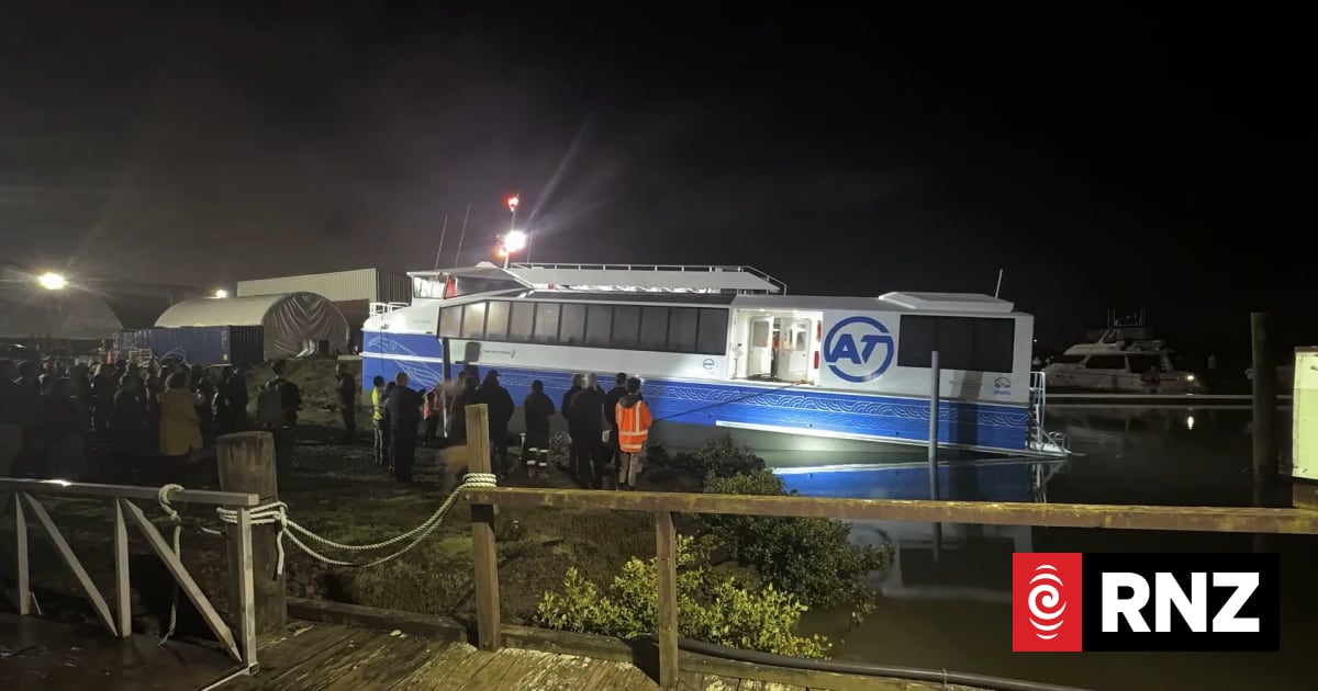 Auckland's new electric ferries set to make waves worldwide | RNZ