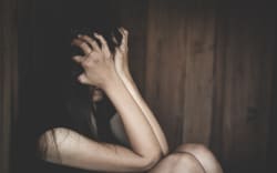 despair rape victim waiting for help, Stop sexual harassment and violence against women, rape and sexual abuse concept.