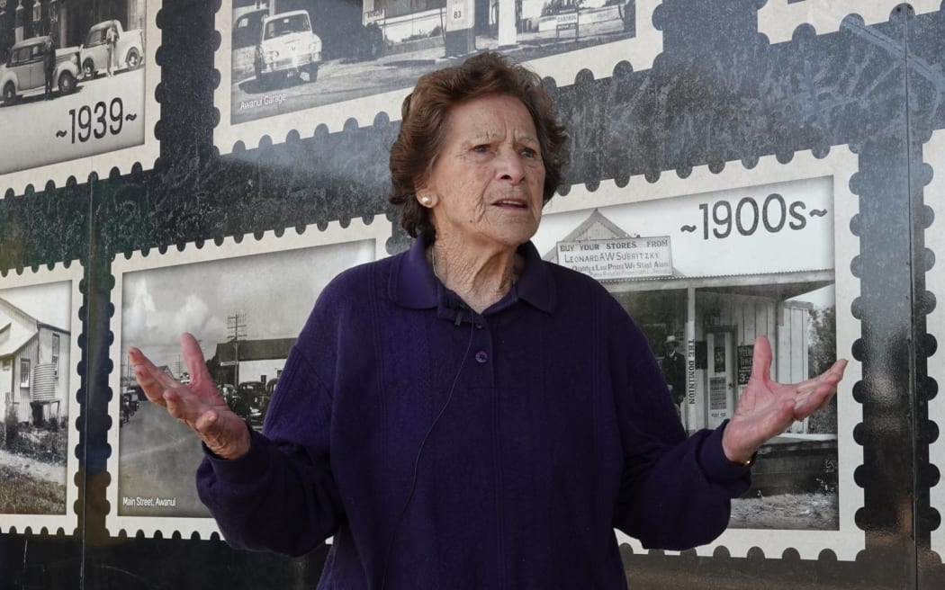 Awanui matriarch Myra Berghan, 93, recalls the changes she’s seen in the historic town.