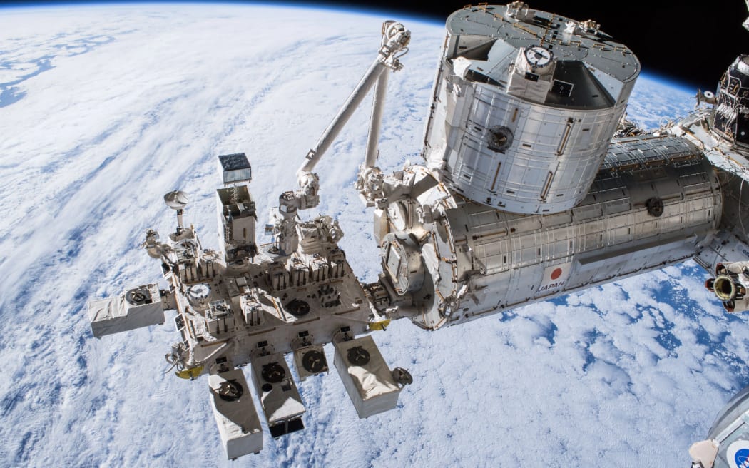 The Japanese Experiment Module-Exposed Facility on the International Space Station.
