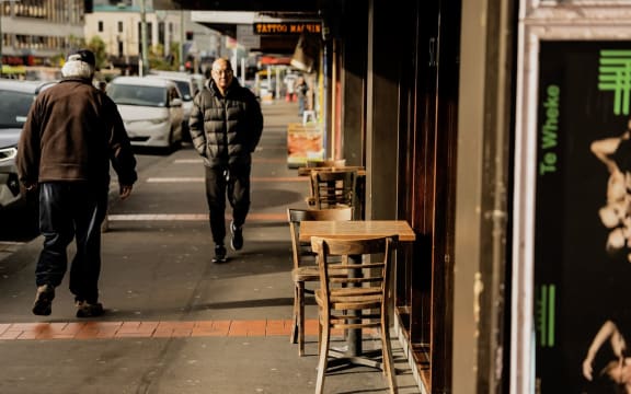 Cuba Street - Wellington in alert level 2 on 24 June 2021