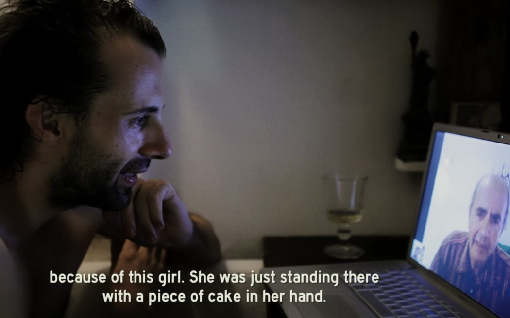 Florian and Frank Habicht in a scene from the 2011 movie Love Story. Photo: Frank Habicht