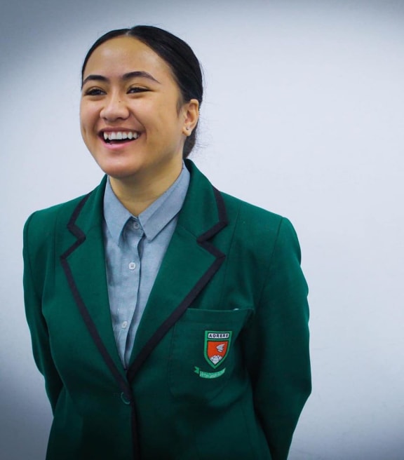 Aorere College head girl Aigagalefili Fepulea'i-Tapua'i.