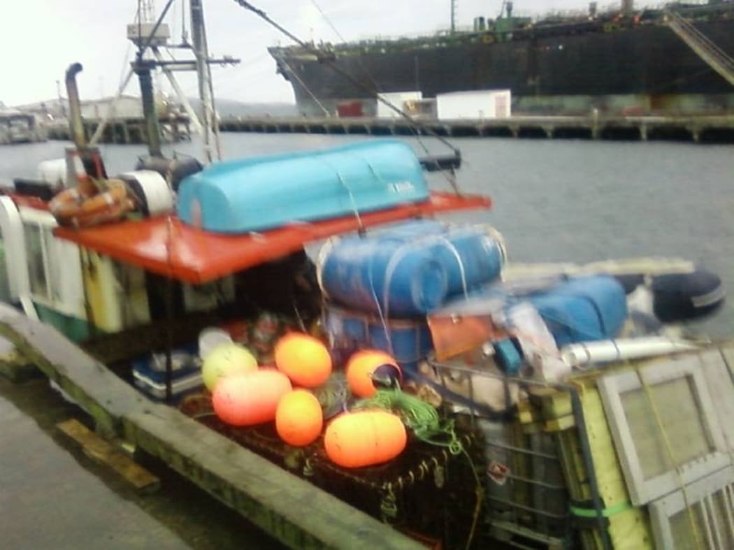 The Easy Rider as it prepared to leave Bluff. This picture was taken by a family member.