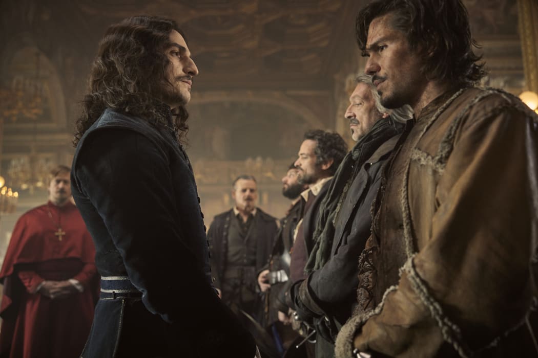 Still from the 2023 epic French film The Three Musketeers: D'Artagnan, the first of a two-part adaptation of the Alexandre Dumas novel