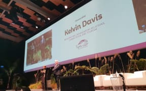 Kelvin Davis at the Criminal Justice Summit.