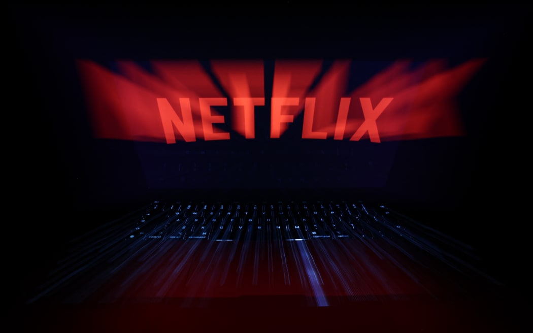 Netflix logo displayed on a laptop screen is seen in this illustration photo taken in Krakow, Poland on March 12, 2025. (Photo by Jakub Porzycki/NurPhoto) (Photo by Jakub Porzycki / NurPhoto / NurPhoto via AFP)