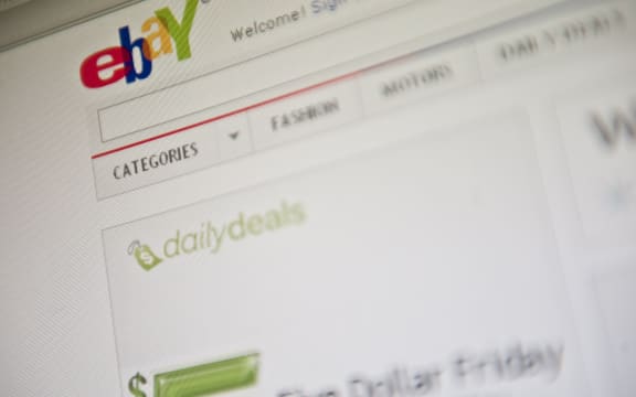 The eBay homepage.