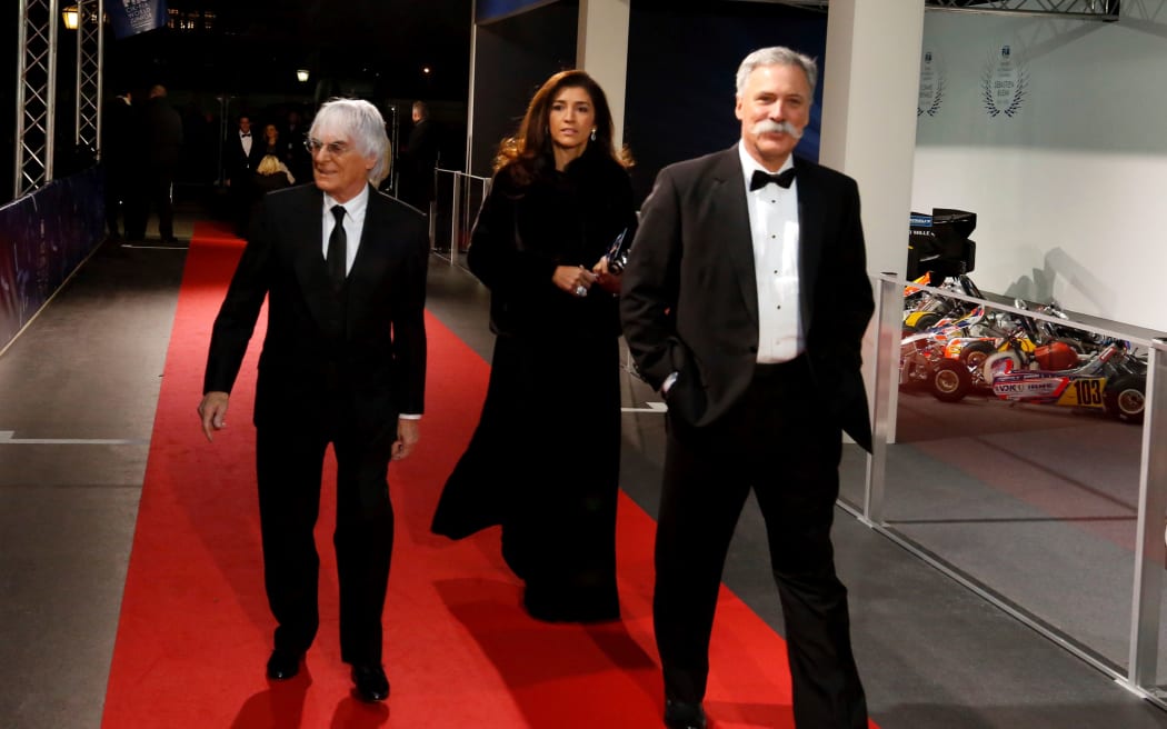Bernie Ecclestone and Chase Carey.