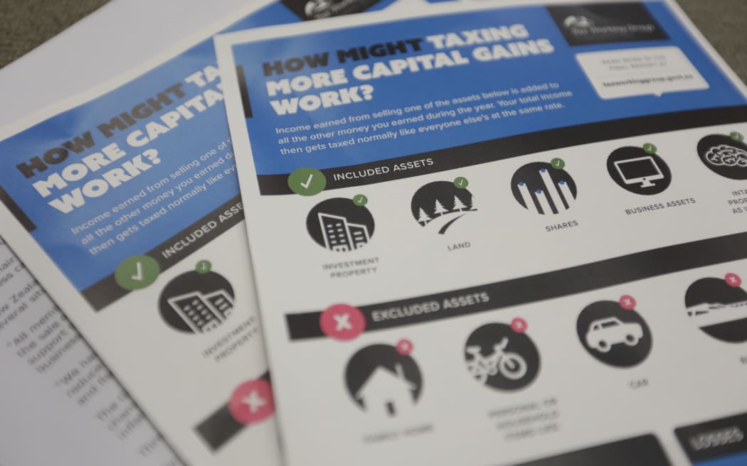 Papers at the release of the Tax Working Group recommendations.