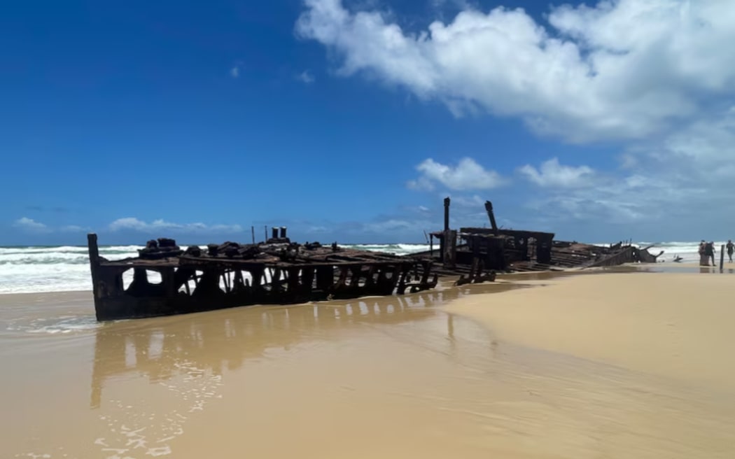 The woman's body was found near the Maheno shipwreck.