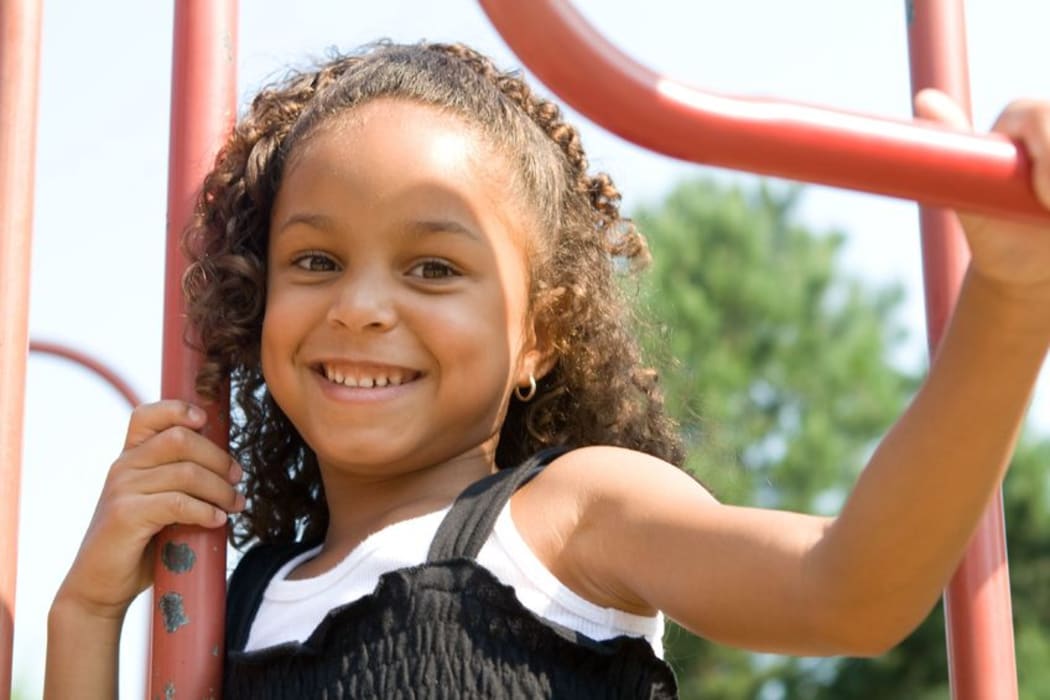 Child on playground