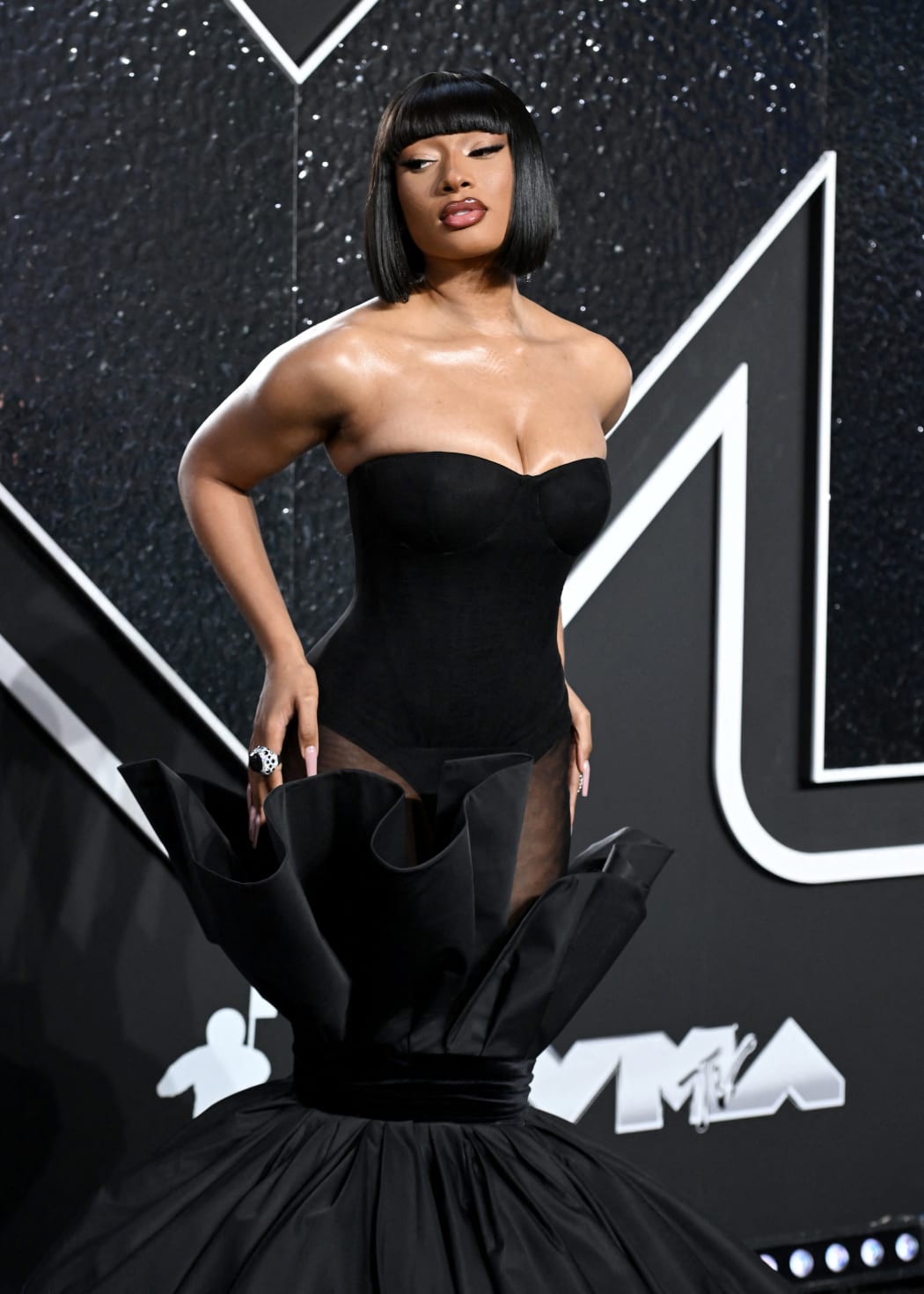 Megan Thee Stallion attends the 2024 MTV Video Music Awards at UBS Arena on September 11, 2024 in Elmont, New York.