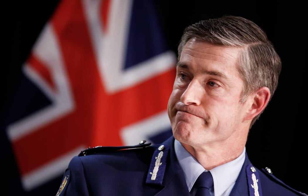 03092021 PHOTO: ROBERT KITCHIN/STUFF
L-R: 
Prime Minister Jacinda Ardern and Police Commissioner Andrew Coster hold a press conference with the details of the Auckland supermarket terror attack in the Beehive Theatrette on Friday evening.
