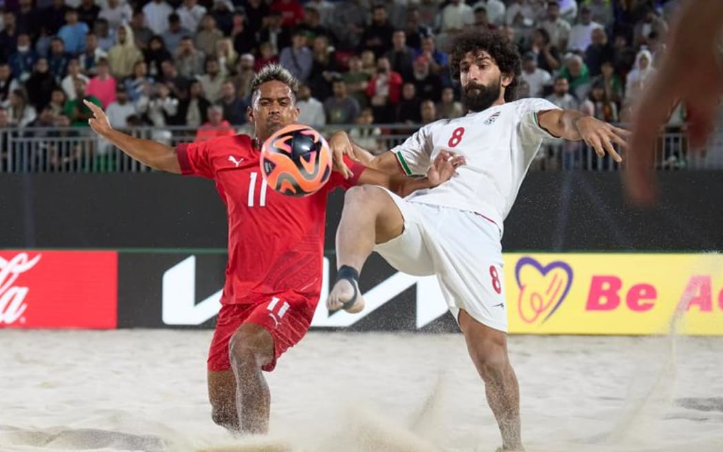 "I'm on the beach soccer team too, and we're currently preparing for the [FIFA Beach Soccer] World Cup in May," he says.