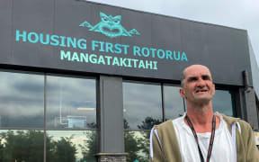 Housing First Rotorua peer support leader Justin Carr.