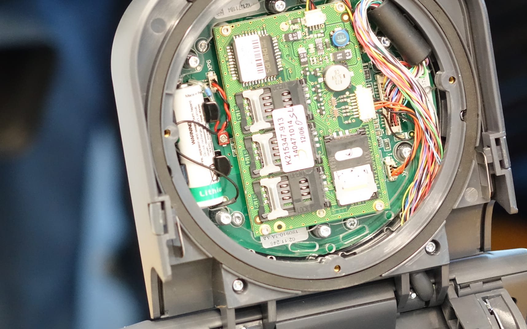 The fault has been traced to the ticket machine's internal lithium battery.