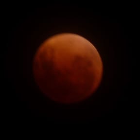 The moon seen in Masterton.