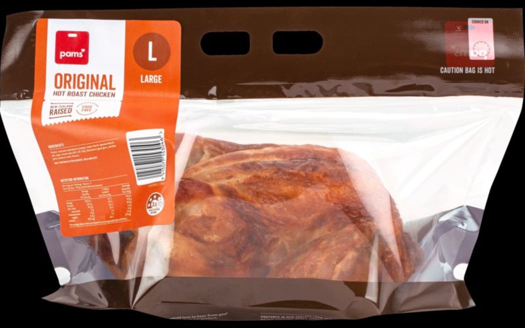 A Pams precooked chicken